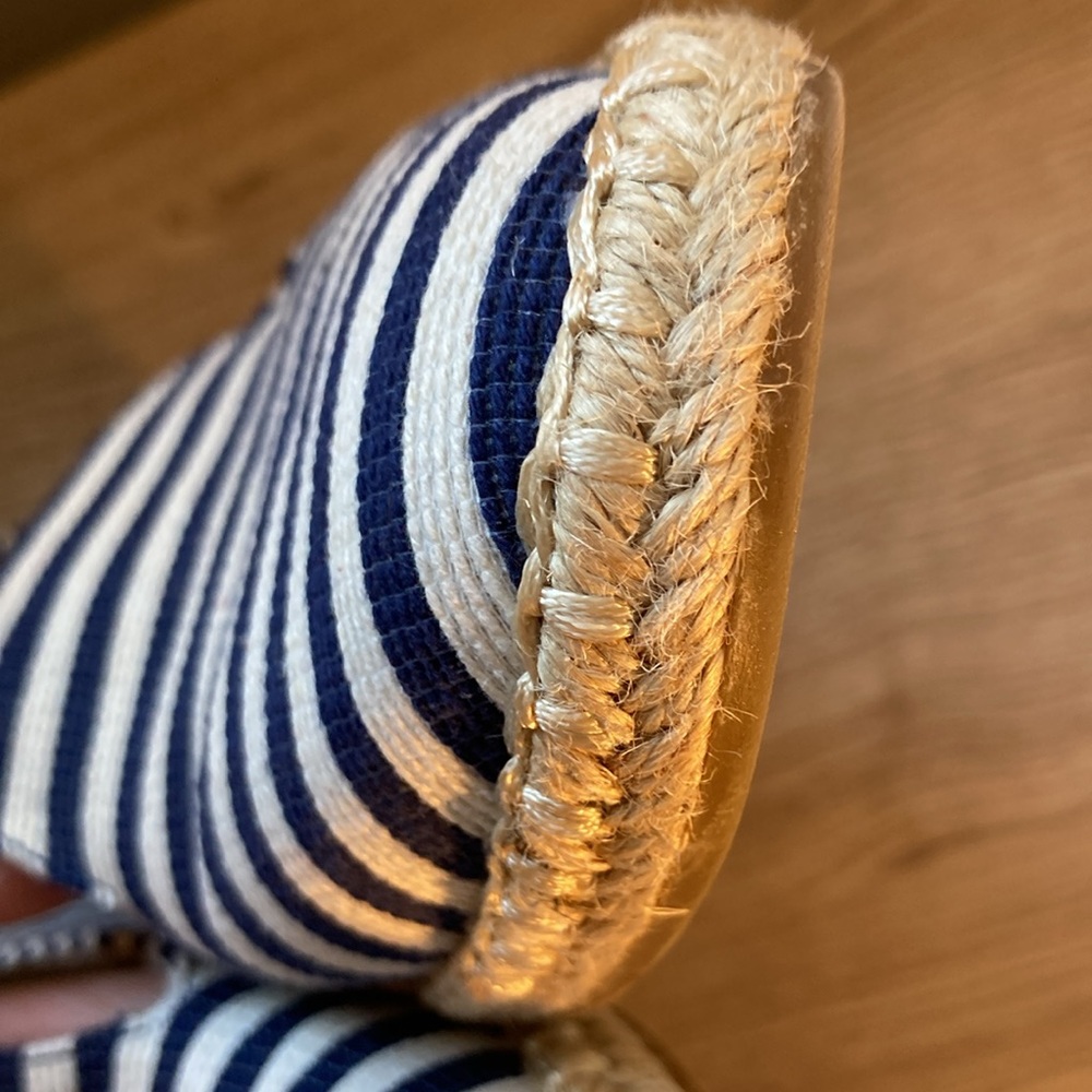 Me too koda coast stripes espadrilles blue cream 7,5 - Picture 9 of 14